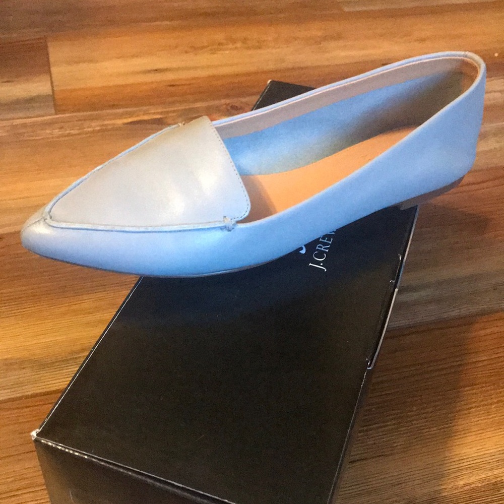 J CREW LEATHER EDIE LOAFER